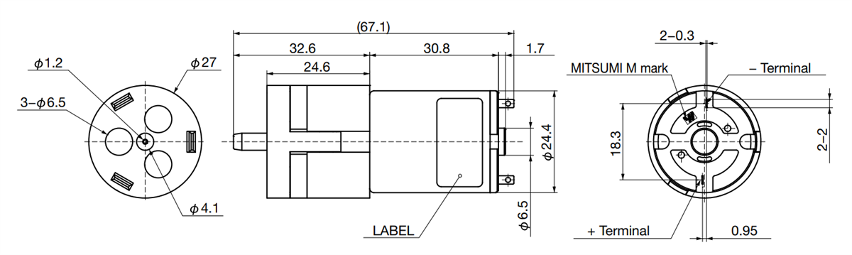Minebea MAP DC Brush Motors With Micro Air Pump